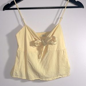 brandy pastel yellow top